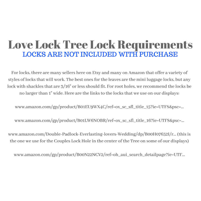 Personalized love locks custom metal wall art and gift design