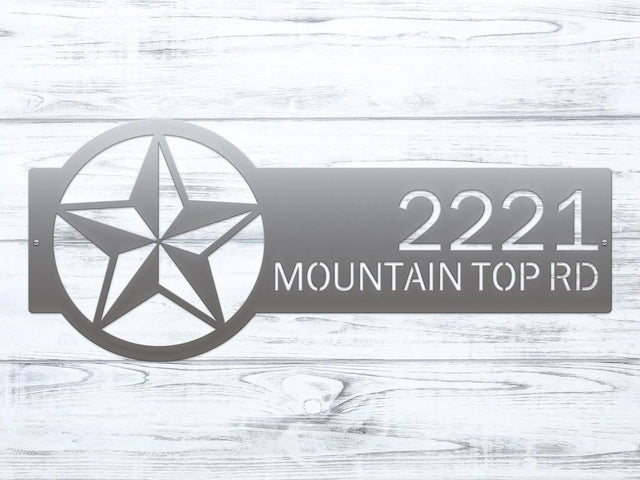 Custom Address Number Sign for Easy Home Identification - HouseSensationsArt
