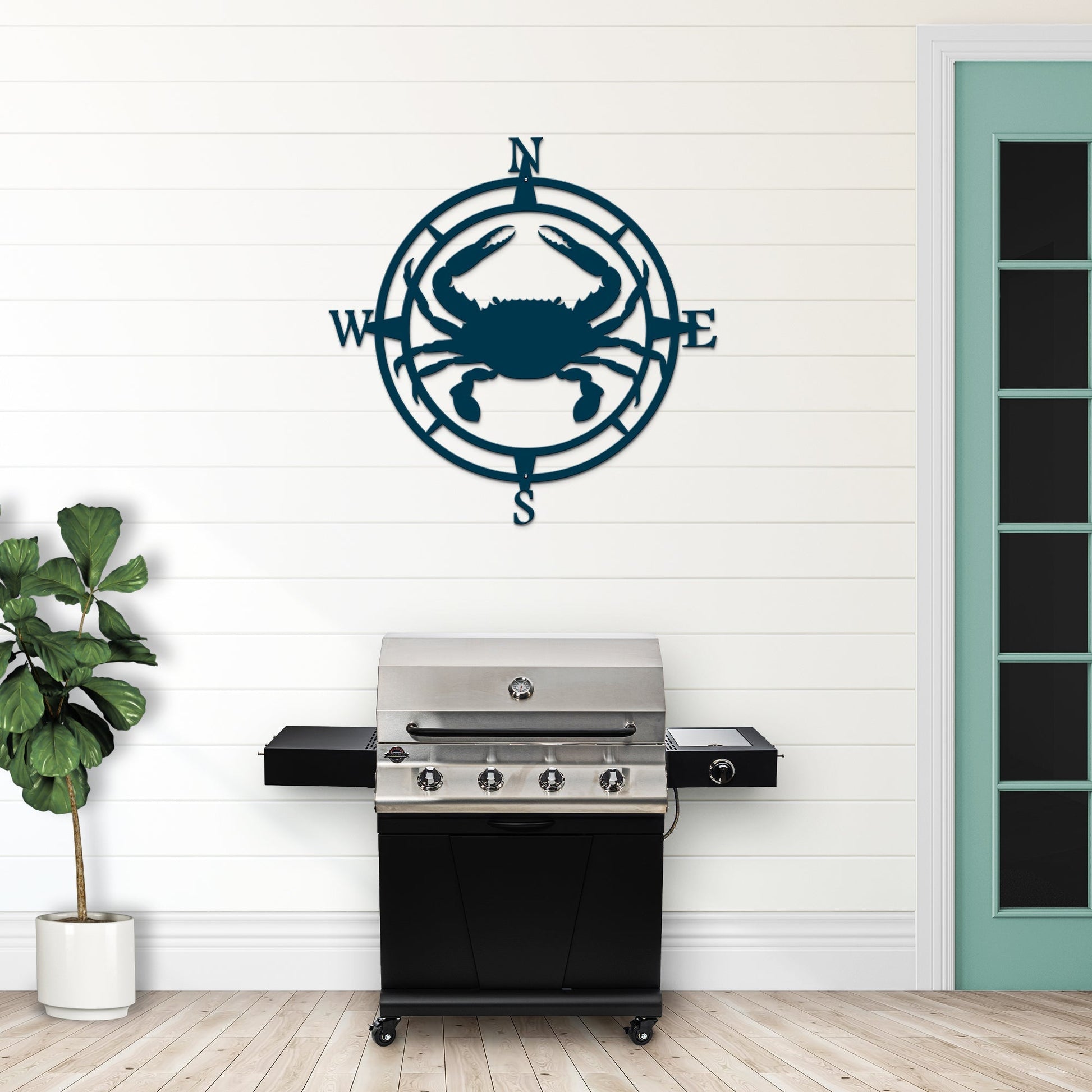 Custom Compass Wall Decor – Nautical Metal Art for Home or Office - HouseSensationsArt
