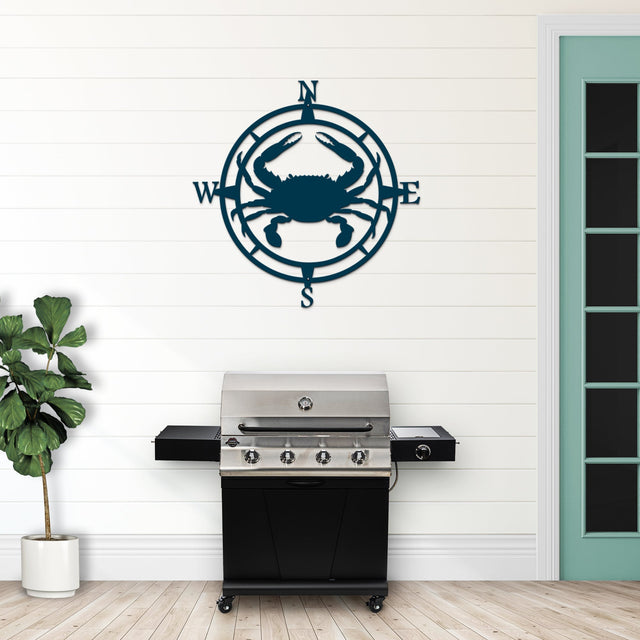 Custom Compass Wall Decor – Nautical Metal Art for Home or Office - HouseSensationsArt