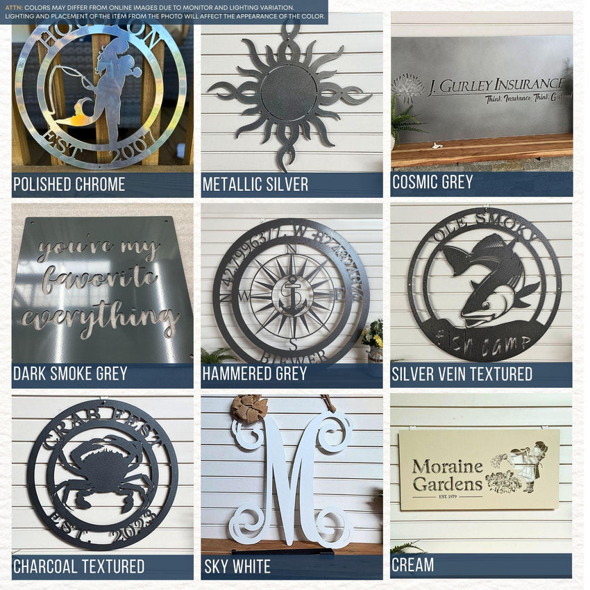 Custom Celtic Cross Family Name Sign: Christian Metal Art