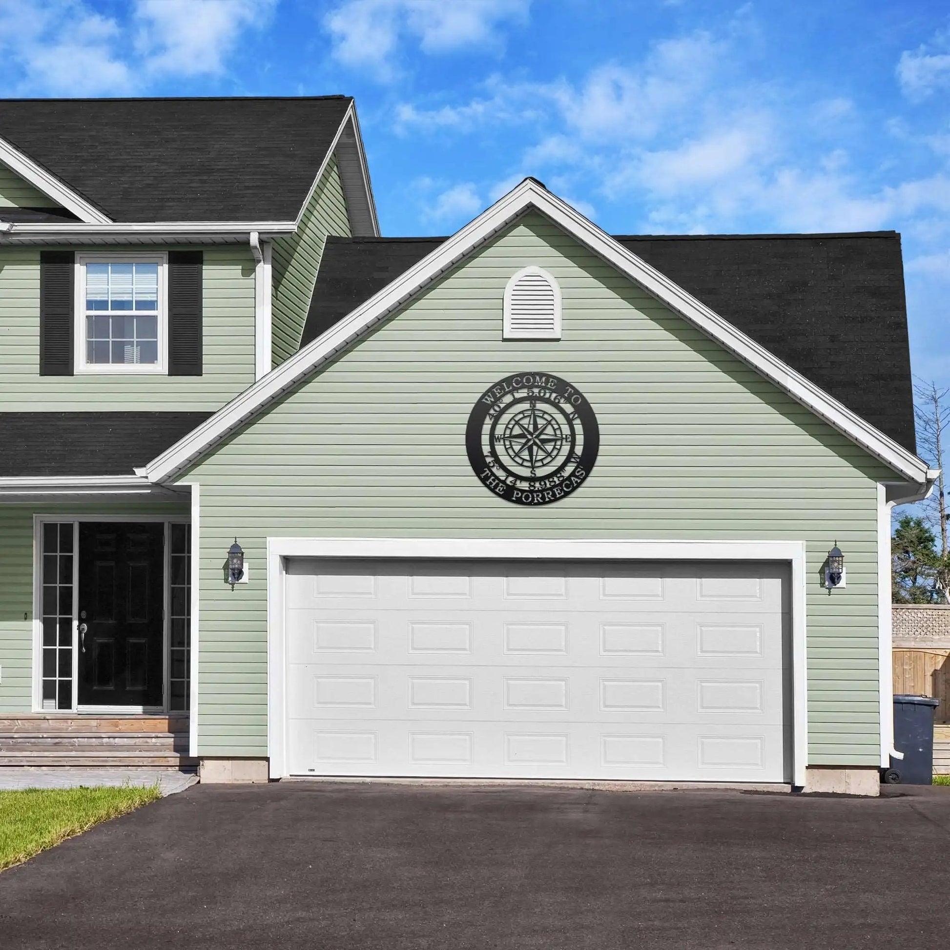 Nautical Metal Signs – Personalized Compass Quote Wall Art - HouseSensationsArt