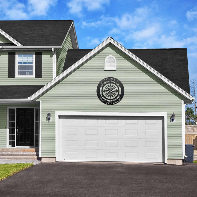 Nautical Metal Signs – Personalized Compass Quote Wall Art - HouseSensationsArt