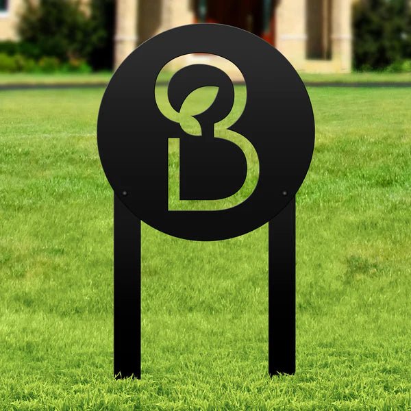 Premium Yard Stake Signs | Custom Metal Logos for Business - HouseSensationsArt