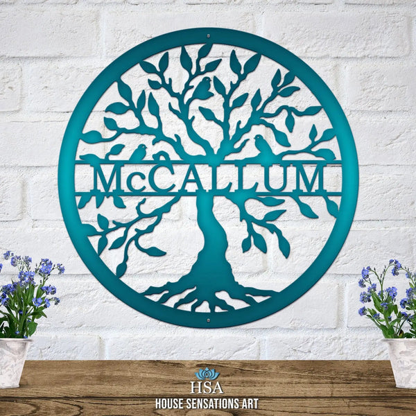 Árbol de la Vida con Apellido Personalizado