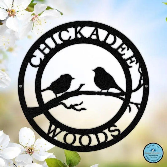 Custom Bird Sign – Rustic Metal Yard & Garden Outdoor Décor - HouseSensationsArt