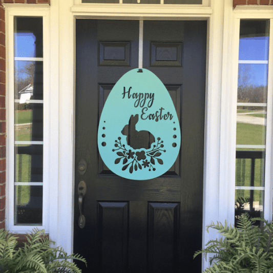 Happy Easter Egg Door Wreath Holiday Decor House Sensations Art   