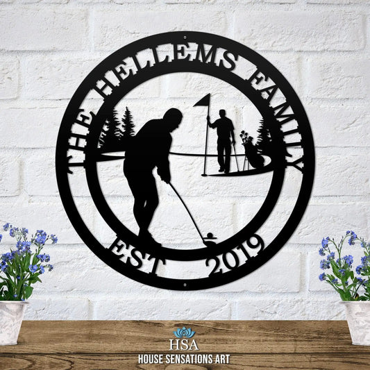 Personalized Golf Wall Art for Homes, Offices & Clubhouses - HouseSensationsArt