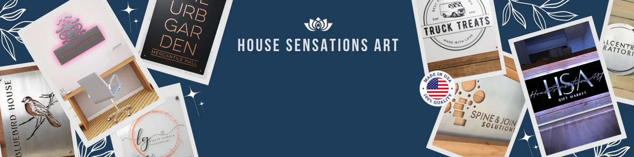Make Your Brand Stand Out with Custom Business Logo Metal Signs - HouseSensationsArt