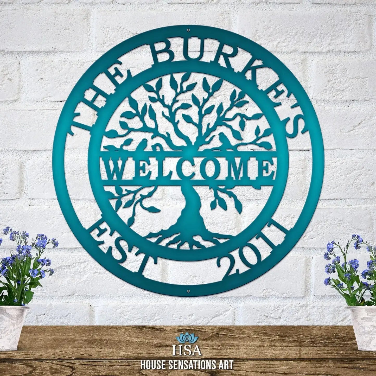 Welcome Tree of life Name Date Sign Tree of Life Sign House Sensations Art