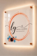 UV Printed Custom Acrylic Business Logo Sign, Office Wall Decor & Reception Plaque