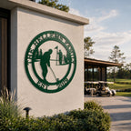 Personalized Golf Wall Art for Homes, Offices & Clubhouses Custom Golf Metal Sign, Golfer Gift Idea, Sports Decor - TTS
