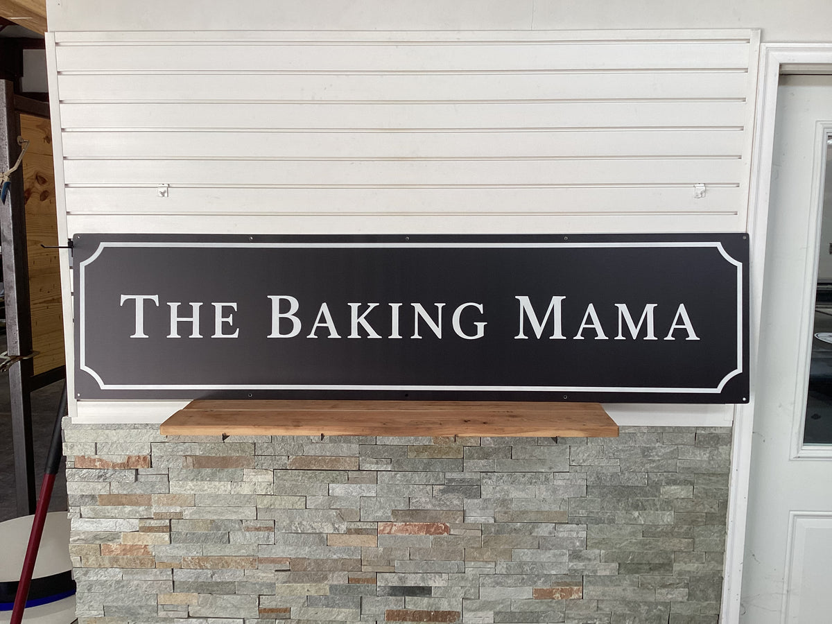 Custom Business Sign,  Aluminum Composite UV Printed Outdoor Storefront Sign