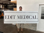 Custom Business Sign,  Aluminum Composite UV Printed Outdoor Storefront Sign