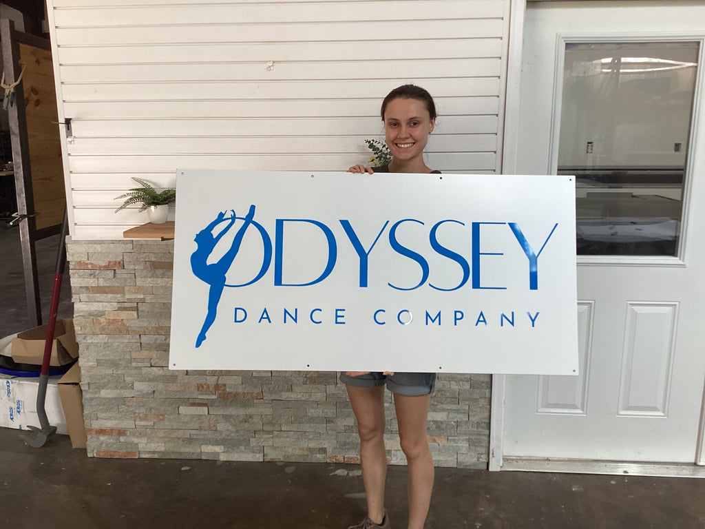 Custom Business Sign,  Aluminum Composite UV Printed Outdoor Storefront Sign