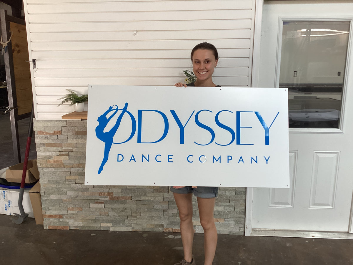 Custom Business Sign,  Aluminum Composite UV Printed Outdoor Storefront Sign