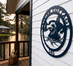Custom Catfish Sign – Rustic Metal Decor for Fishermen & Cabins