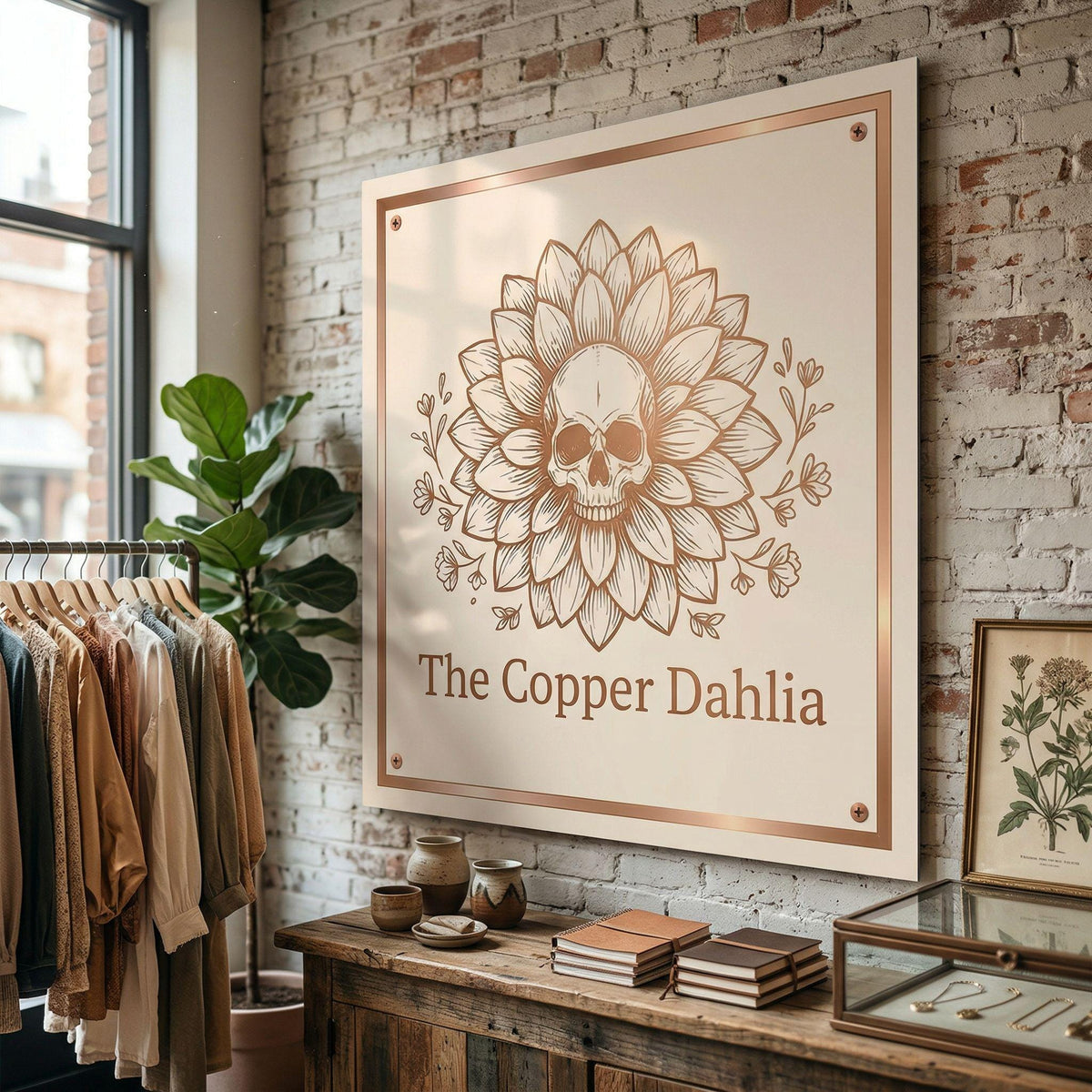 Custom Business Sign – UV Printed Aluminum Composite Logo Storefront Sign