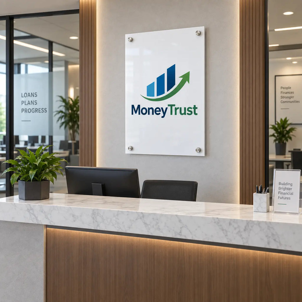Custom Business Sign, Acrylic Business Logo for Lobby & Office Decor