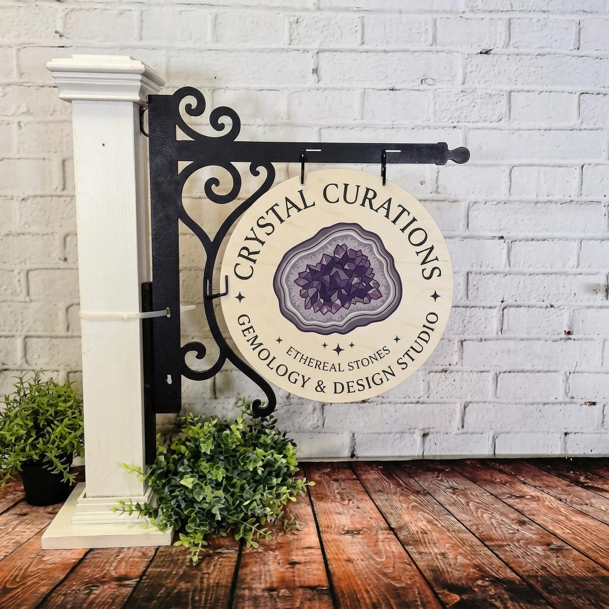 Custom Business Sign – UV Printed Aluminum Composite Logo Storefront Sign