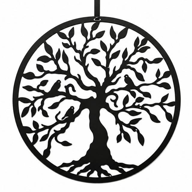 Elegant Metal Wall Decor Featuring the Tree of Life Art Design