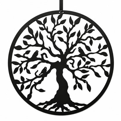 Elegant Metal Wall Decor Featuring the Tree of Life Art Design