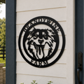 Custom Dog Loyalty Metal Signs — Personalized Family Pet Wall Art Decor