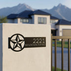 Custom Address Number Sign for Easy Home Identification