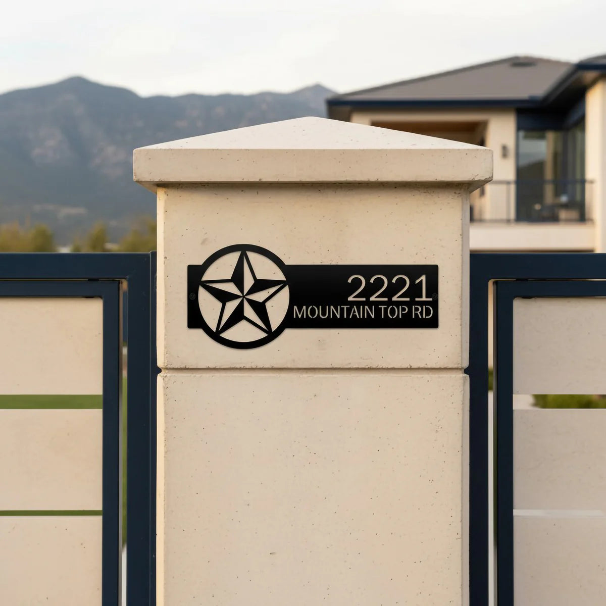 Etiquetas de dirección de monograma personalizadas para correo y paquetes con estilo