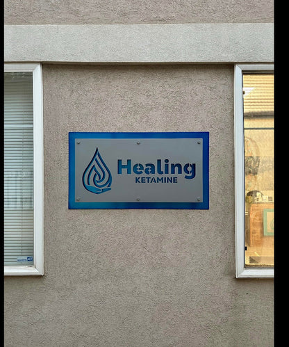 Premium custom aluminum business signs designed for durability and a professional look. Ideal for storefronts, offices, and commercial spaces.
