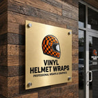 Brushed Gold ACM Business Sign - Custom Storefront Logo