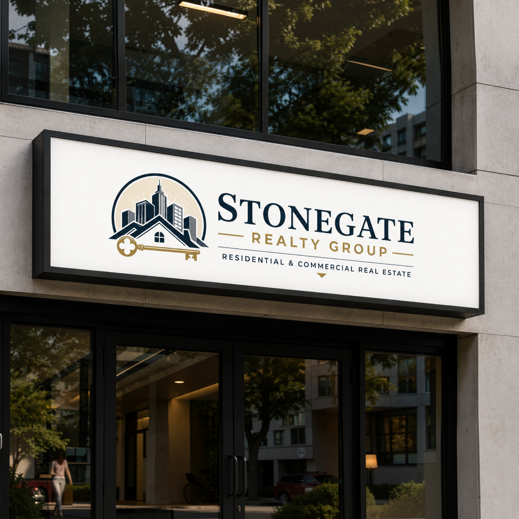 Custom Illuminated Aluminum Cabinet Sign – LED 3D Backlit Business Signs