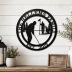 Golf Metal Wall Art — Custom Metal Sign for Home & Office Decor