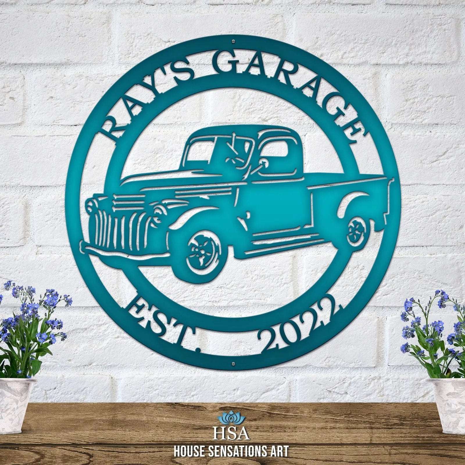 Classic Truck - Personalized Sign