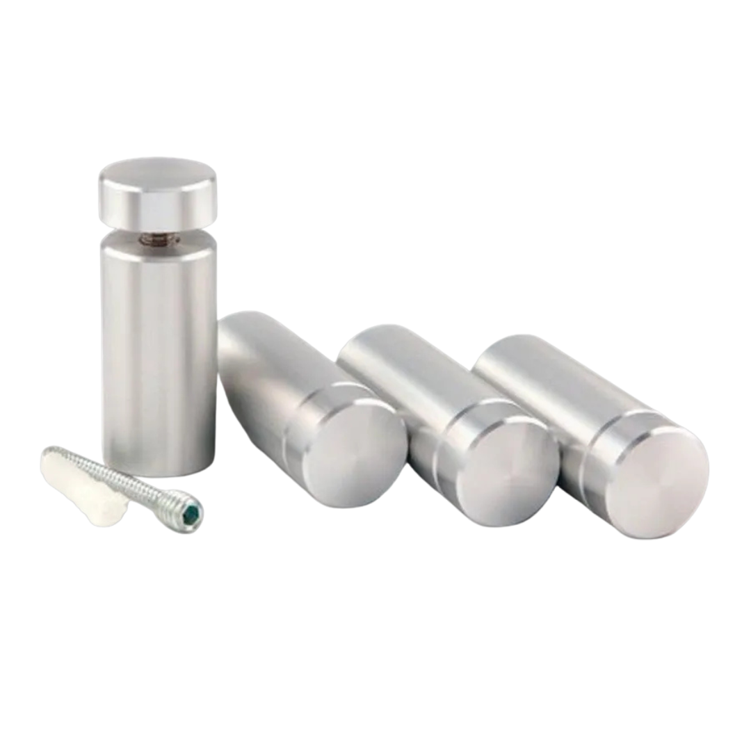Kit de espaciador de letreros | Disponible en acero inoxidable o con recubrimiento en polvo - Artículo adicional SOLAMENTE 