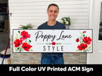 Custom Business Sign,  Aluminum Composite UV Printed Outdoor Storefront Sign
