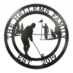 Personalized Golf Wall Art for Homes, Offices & Clubhouses Custom Golf Metal Sign, Golfer Gift Idea, Sports Decor - TTS