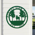 Custom Horse Tree Sign — Personalized Metal Wall Art Decor