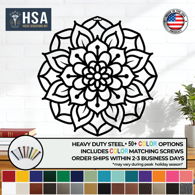 Lotus Mandala Metal Door Wreath: Custom Front Door Decor-screw-color-house-sensations-art.jpg