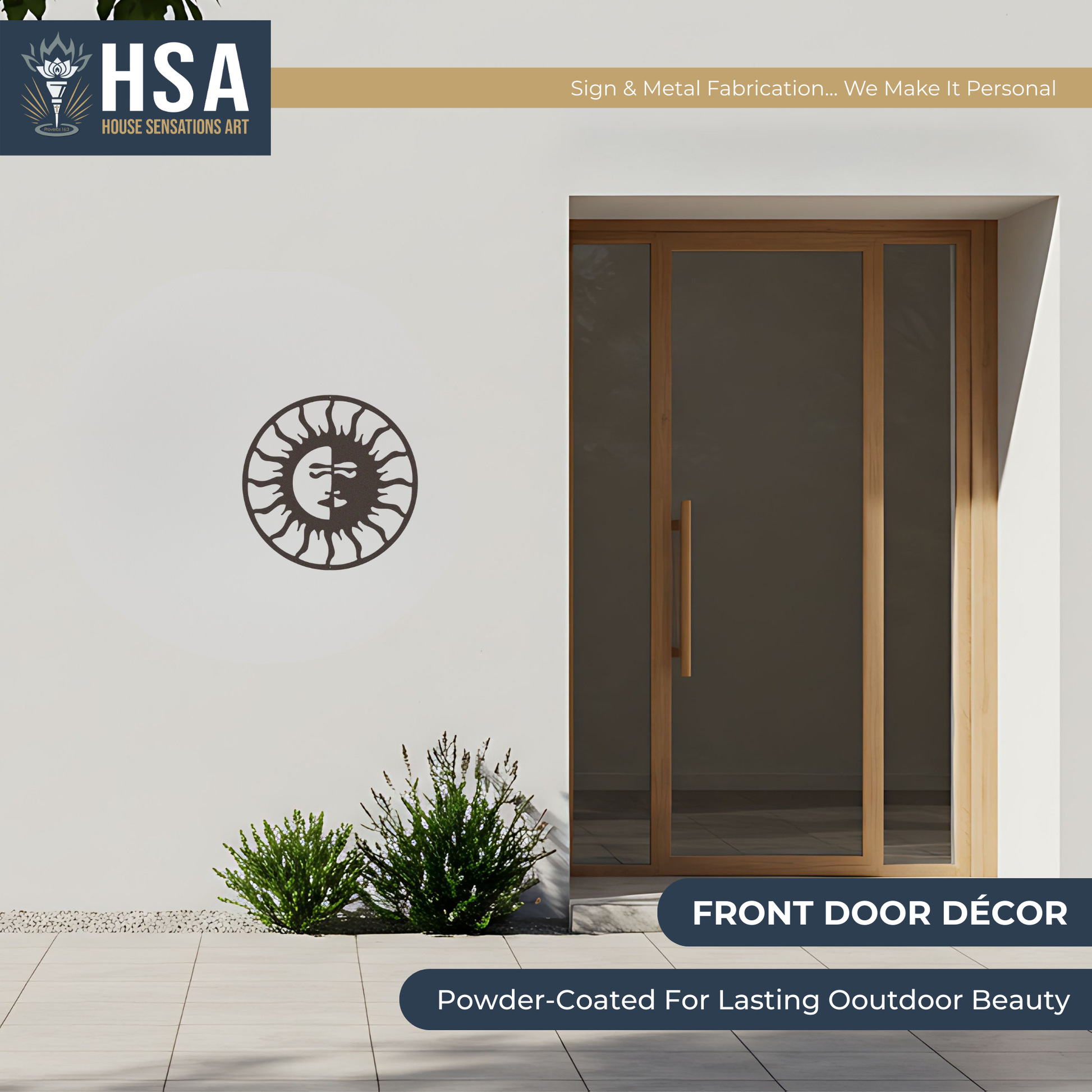 Personalization_Custom_Sun_and_Moon_Metal_Wall_Art_for_Outdoor_brown_side_door_house_sensations_art.jpg