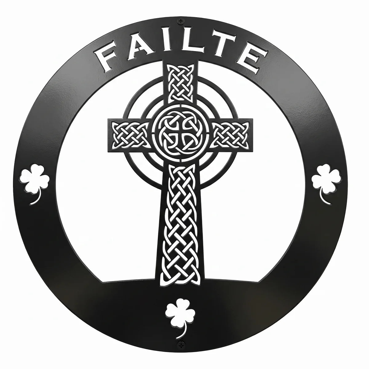 Personalized Celtic Cross Metal Wall Decor – Custom Family Name Indoor & Outdoor Plaque – HouseSensationsArt – TTS