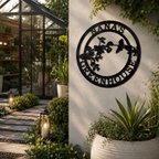 Personalized Herb Garden Metal Wall Decor – Custom Greenhouse & Outdoor Sign – HouseSensationsArt – TTS