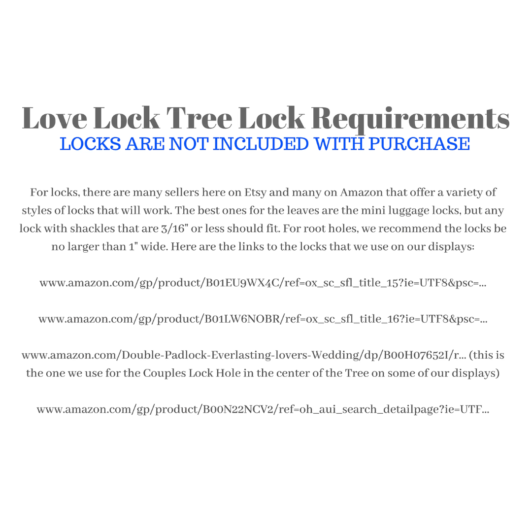 Personalized Love Locks – Custom Metal Wall Art & Gifts