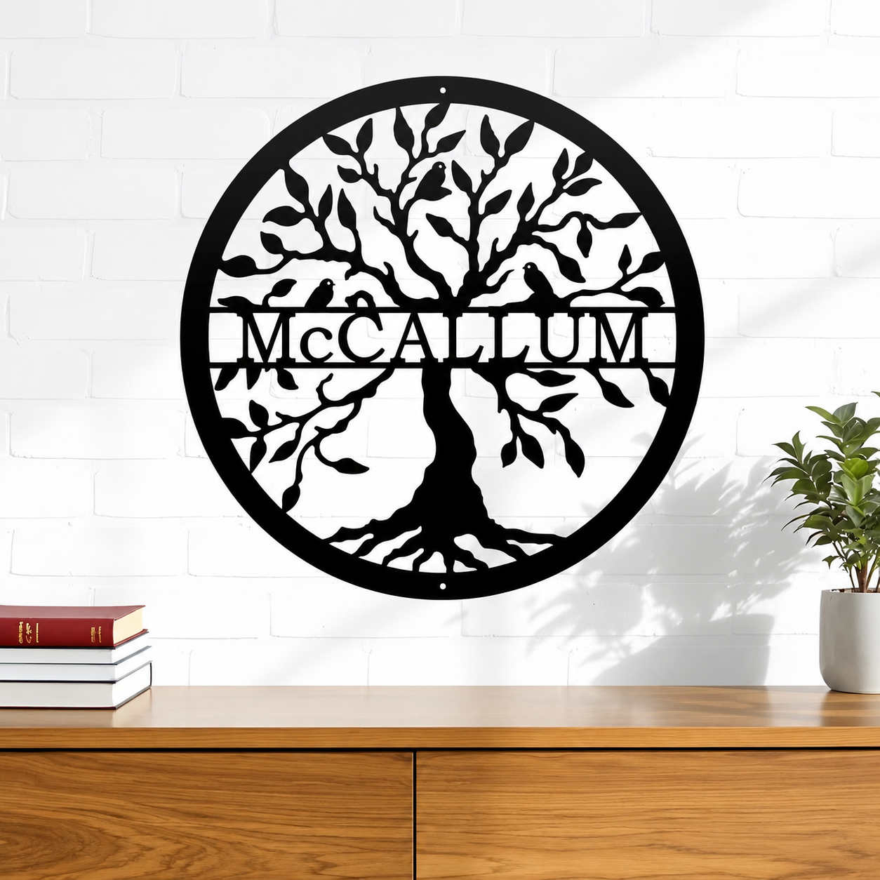 Personalized Tree of Life Sign – Custom Family Name Wall Art Gift