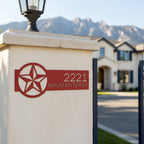 Custom Address Number Sign for Easy Home Identification