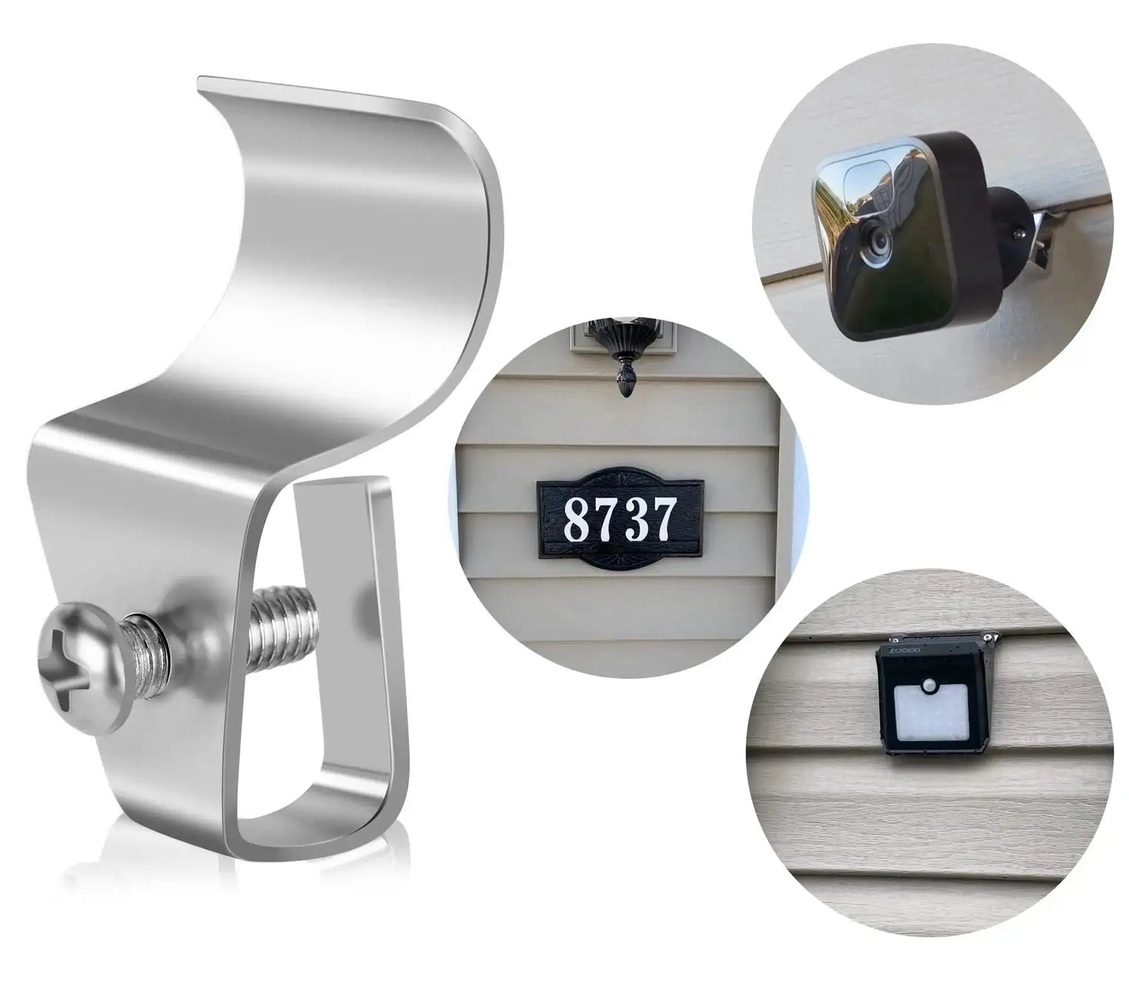 Metallic door handle with close-up details on white background, highlighting design, finish, and hardware quality for doors and custom signage