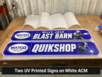 Custom Business Sign,  Aluminum Composite UV Printed Outdoor Storefront Sign