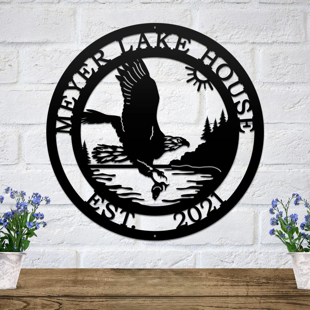 Custom Eagle Plaque for House Fronts & Patriotic Decor