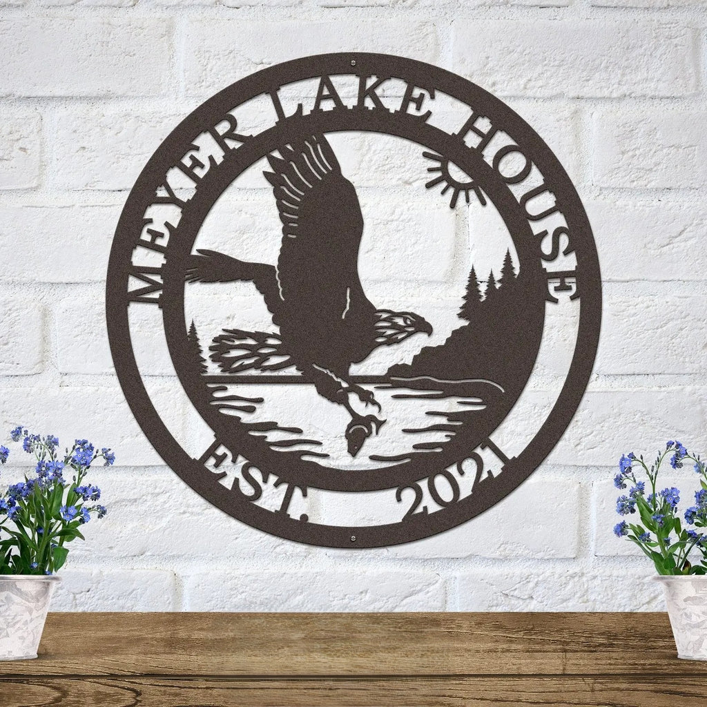 Custom Eagle Plaque for House Fronts & Patriotic Decor