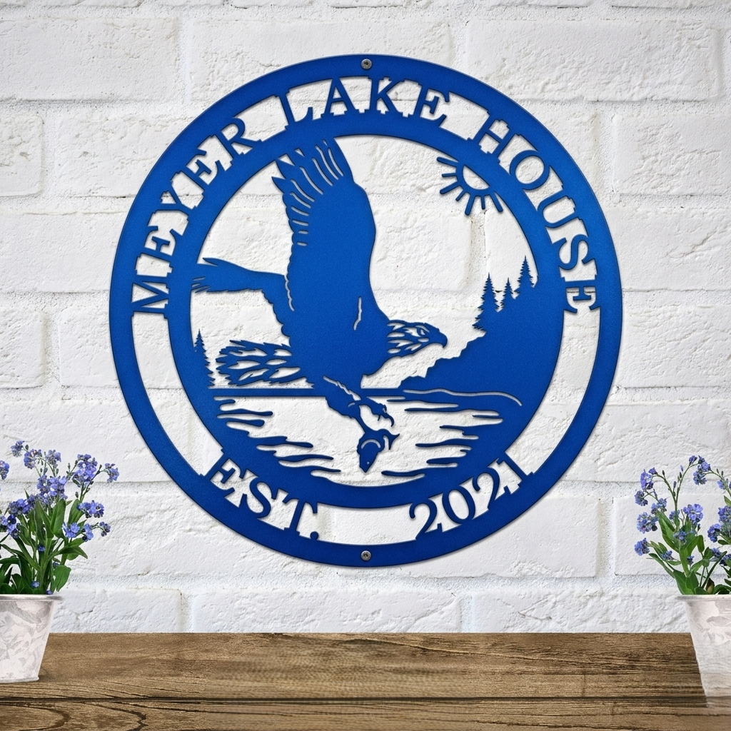 Custom Eagle Plaque for House Fronts & Patriotic Decor